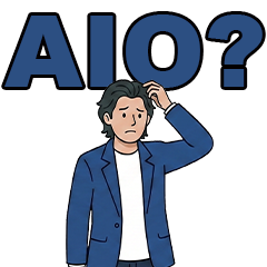 AI検索最適化の始め方を検討する課題のイラスト